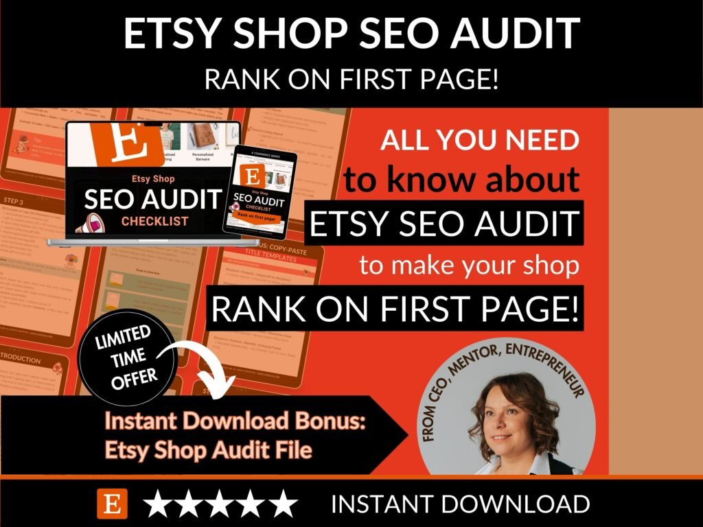 Etsy shop SEO Audit Checklist Vervidus