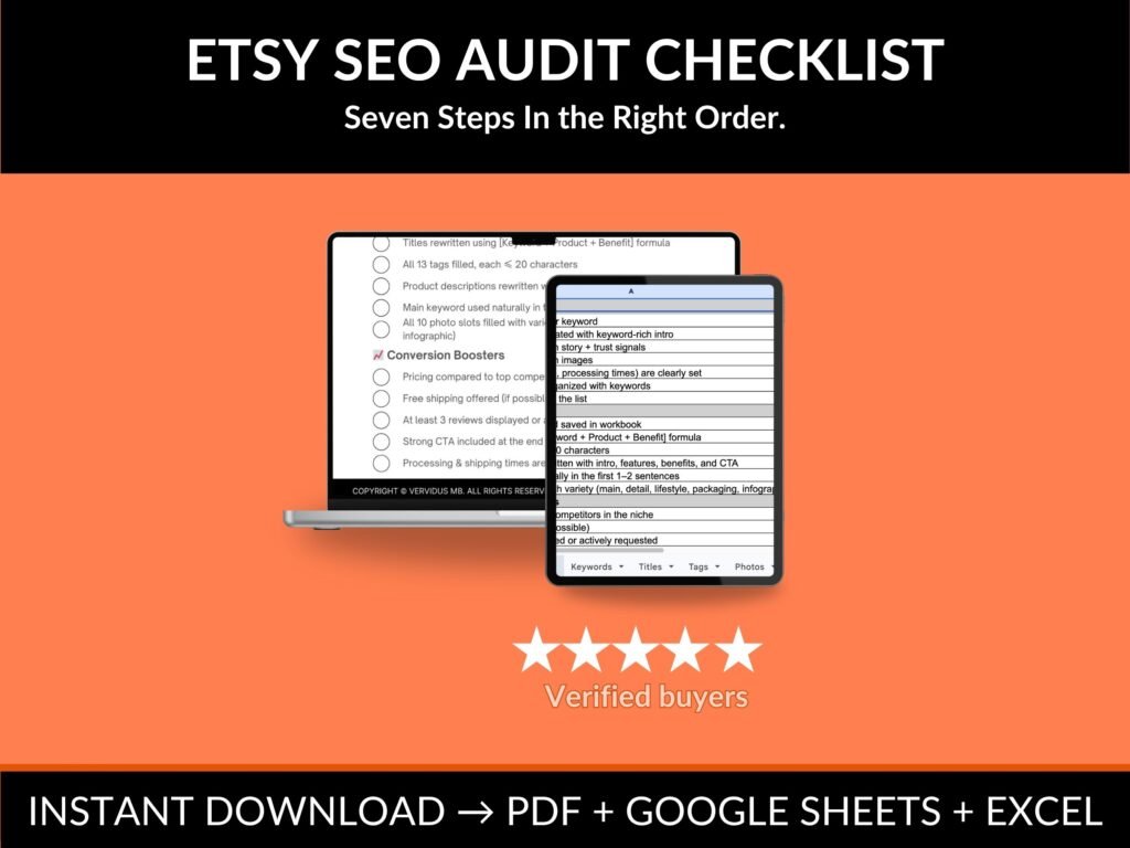 Etsy SEO Checklist — Audit Your Shop in 7 Steps and Rank Higher
