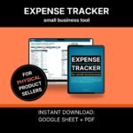 Handmade business spreadsheet open on a laptop showing profit and margin