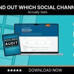 Social media audit for small business showing Instagram, Facebook and Pinterest each scored out of 12, with a keep, fix or pause verdict for every channel.